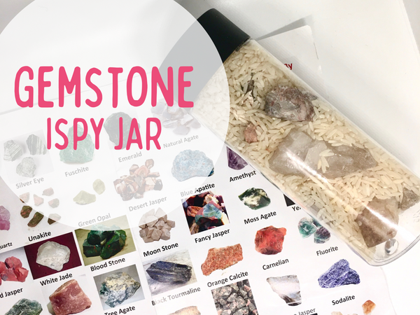 Wholesale Sample-  Gemstone iSpy Jar