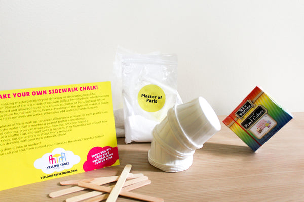 Create Your Own Custom Color Sidewalk Chalk Kit